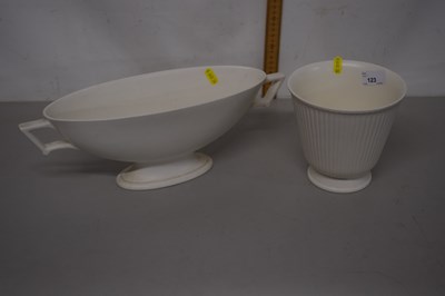 Lot 123 - Two Wedgwood cream finish jardinieres