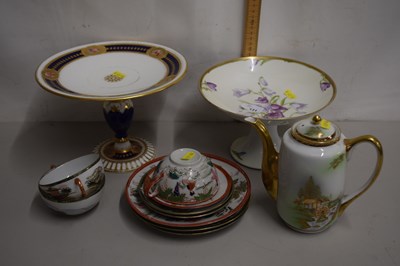 Lot 131 - Mixed Lot: 19th Century gilt decorated tazzas...