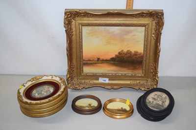 Lot 149 - Jack Polfer, study of a Broadland scene with...