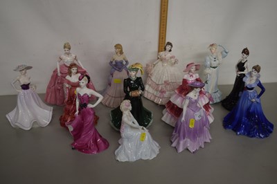 Lot 172 - Collection of Coalport figurines