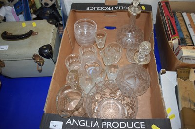 Lot 501 - Quantity of assorted glass ware to include...