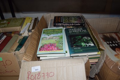 Lot 543 - Books - Gardening