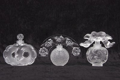 Lot 11 - A group of 3 late 20th century Lalique scent...