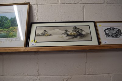 Lot 563 - View of Mount Fuji, framed and glazed