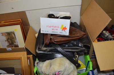 Lot 614 - Quantity of assorted ladies handbags, shoes...