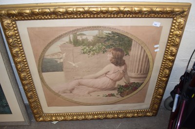 Lot 709 - "With all my Soul" in gilt frame