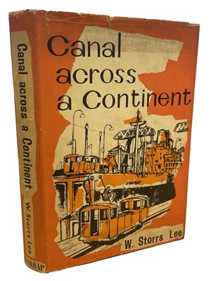 Lot 123 - W STORRS LEE: CANAL ACROSS A CONTINENT, London,...