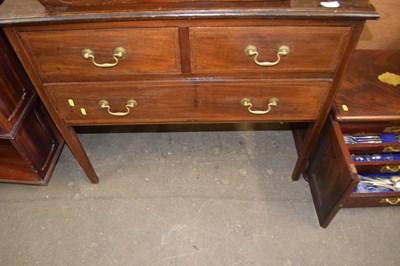 Lot 768 - Edwardian chest of two short and a single long...