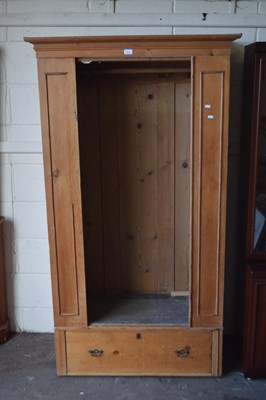 Lot 816 - Pine wardrobe (a/f)