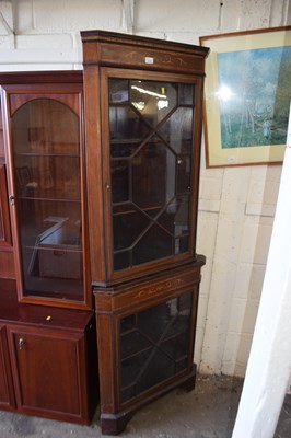 Lot 818 - Early 20th Century mahogany and inlaid...