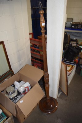 Lot 850 - Wooden standard lamp base