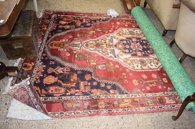 Lot 253 - 20th Century Iranian wool floor rug decorated...