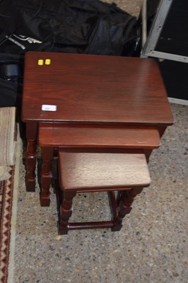 Lot 260 - Nest of three tables