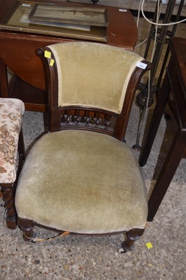 Lot 279 - Late Victorian nursing chair