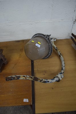 Lot 1004 - A swan neck lamp holder and lamp