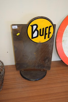 Lot 1014 - A Vintage Buff display sign