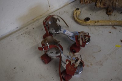 Lot 1016 - Two vintage roller skates