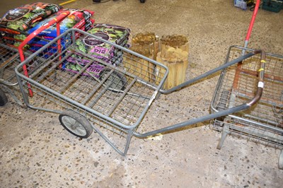 Lot 1036 - Metal gardening trolley