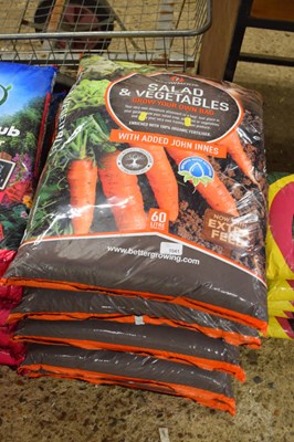 Lot 1041 - Five bags of salad and vegetable compost