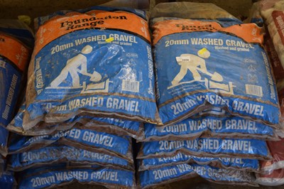 Lot 1050 - Ten bags of 10mm washed and graded gravel