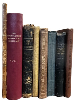 Lot 933 - PHRENOLOGY Science of the Skull. Eight books....