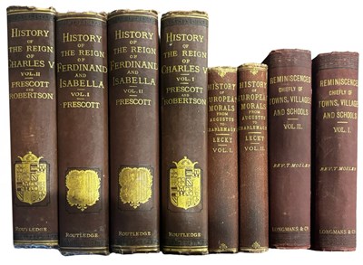 Lot 460 - History. Eight volumes which include; History...