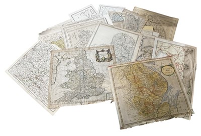 Lot 1125 - MAPS A large collection of 50 maps mostly of...