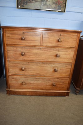 Lot 260 - Victorian mahogany chest of drawers fitted...