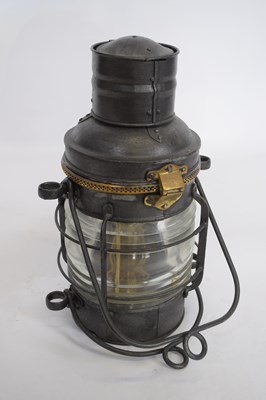 Lot 261 - Davey of London Approved Regulation Ship Lamp...