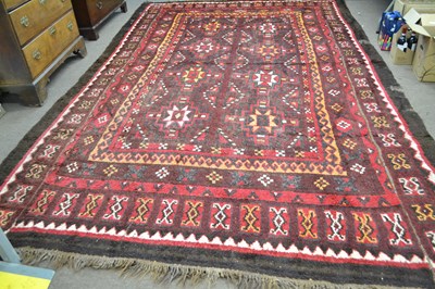 Lot 688 - Mid 20th century Afghan Uzbek Gabeh Carpet...