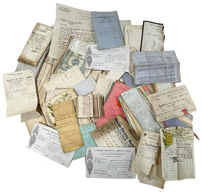 Lot 1303 - ONE PACKET: Various vellum and paper documents,...