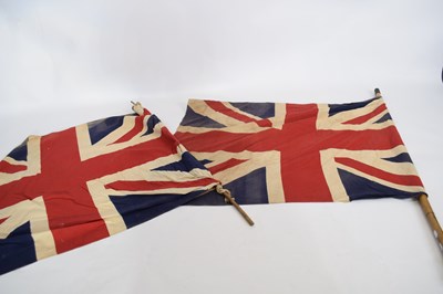 Lot 269 - Two vintage Union Jack flags