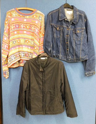 Lot 68 - A lady's Next denim jacket size 20, a Next...