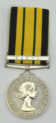 Lot 60 - ERII Africa General Service Medal with Kenya...