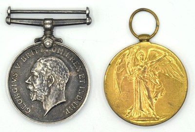 Lot 35 - First World War British Medal Pair Comprising...