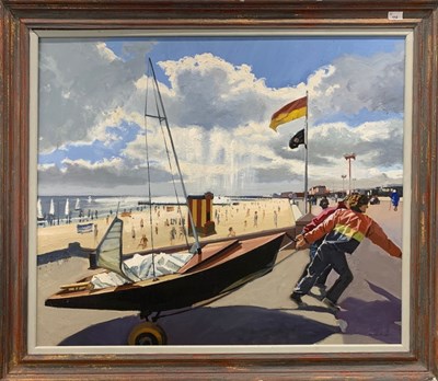 Lot 112 - Graham Rider (British, contemporary), Beach...