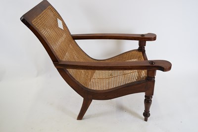 Lot 309 - Far Eastern hardwood tea planters chair with...