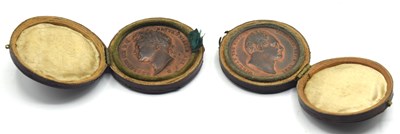 Lot 40 - Benedetto Pistrucci - Bronze 1821 George IV...