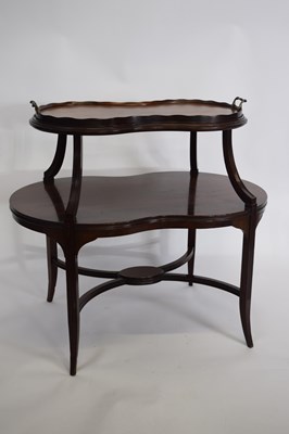 Lot 327 - Late 19th/early 20th century mahogany tray top...