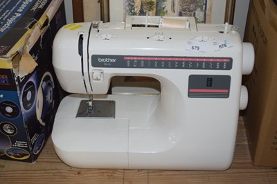 Lot 679 - A Brother electric sewing machine