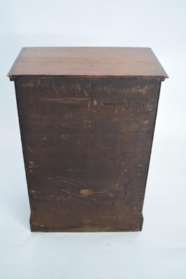 Lot 329 - Late 19th century stained pine 10-drawer...