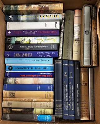 Lot 1347 - ONE BOX: Naval history, various hardbacks Ex...