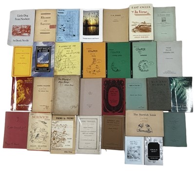 Lot 1319 - ONE PACKET: East Anglian and Norfolk poetry,...