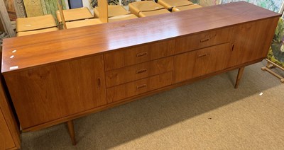 Lot 190 - Mid Century teak sideboard likely by Nathan...