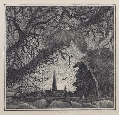 Lot 612 - Claughton Pellew (1890-1966 Woodcut "The Squirrel" dated 1931