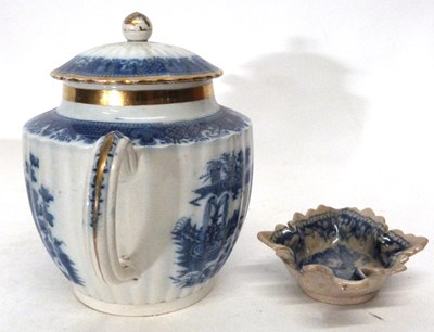 Lot 72 - Group of pearlware items including two...