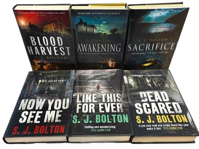 Lot 193 - S J BOLTON: 6 Titles: SACRIFICE, 2008, signed;...