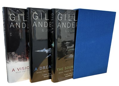 Lot 197 - GILLIAN ANDERSON AND JEFF ROVIN: 3 book set of...