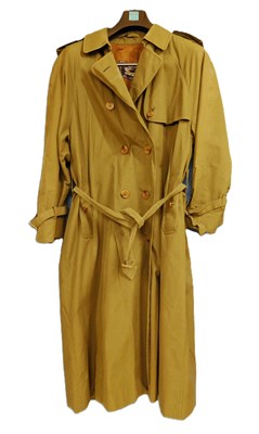 Lot 58 - A lady's double breasted Burberry trench coat,...