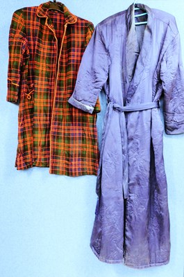 Lot 232 - Two dressing gowns to include a knee length...